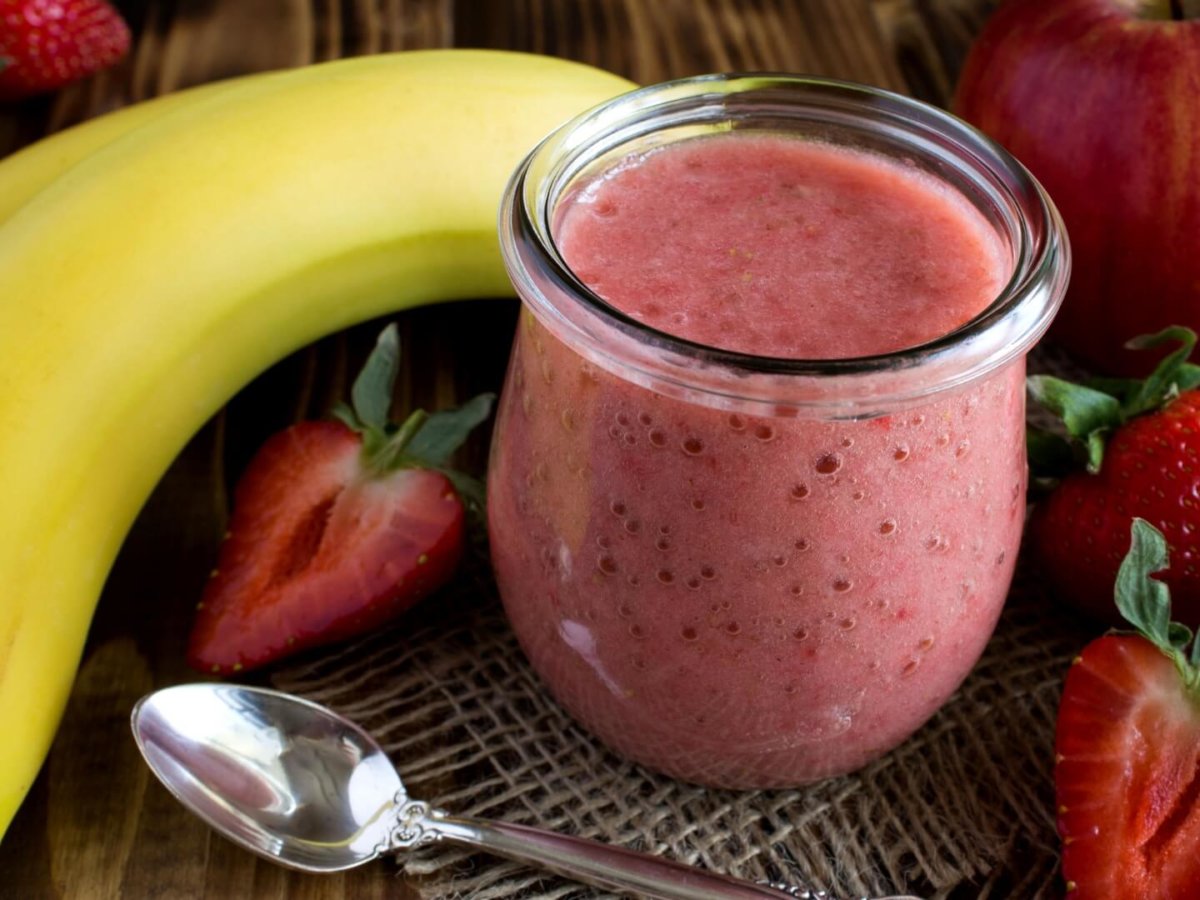 Compote De Pommes Bananes Fraises Programme Malin