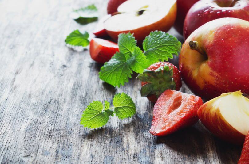 Compote de pomme fraises