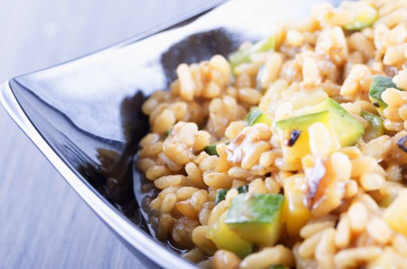 Courgette, riz et bœuf