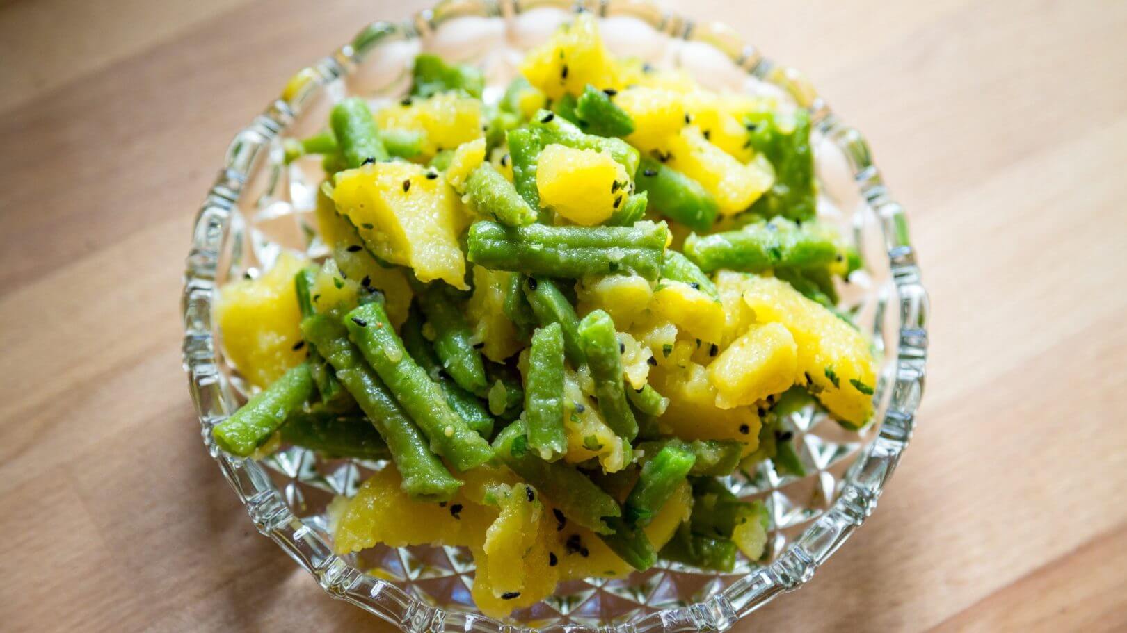 Méli-mélo pomme de terre et haricots verts