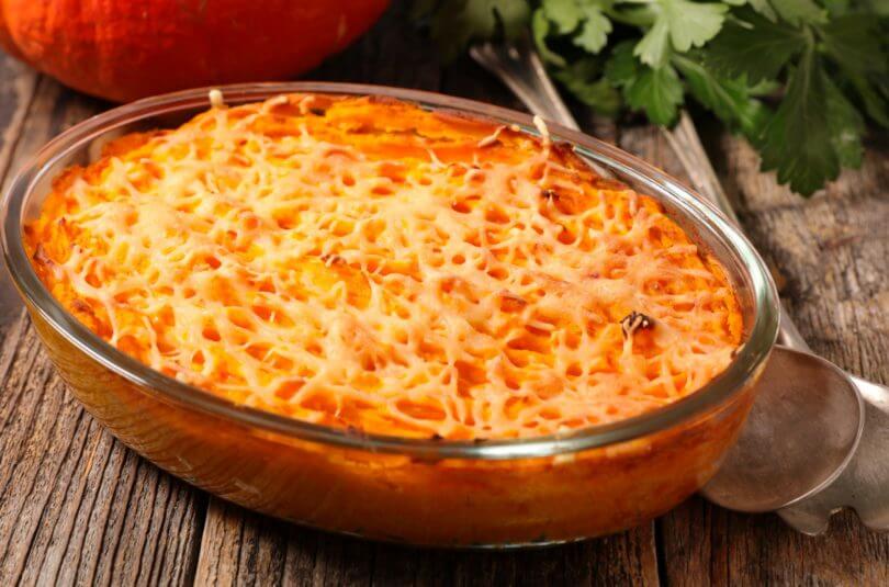 Parmentier de potiron au bœuf