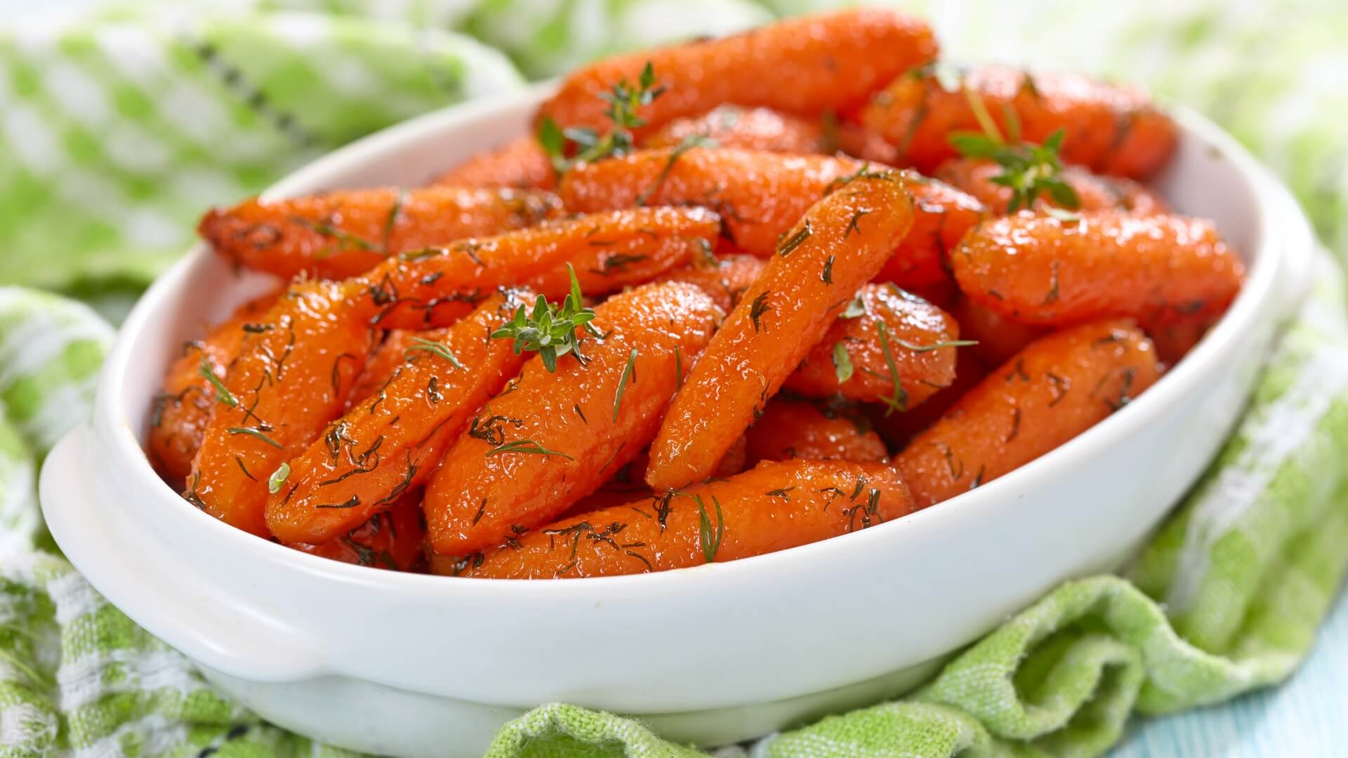 Patate douce et carotte sautées au gingembre - Programme Malin