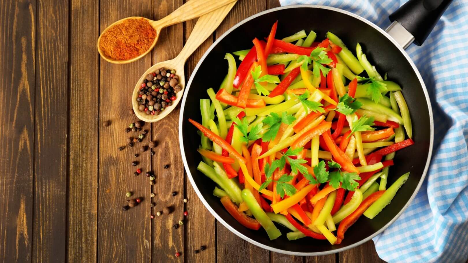 Poêlée de poivrons