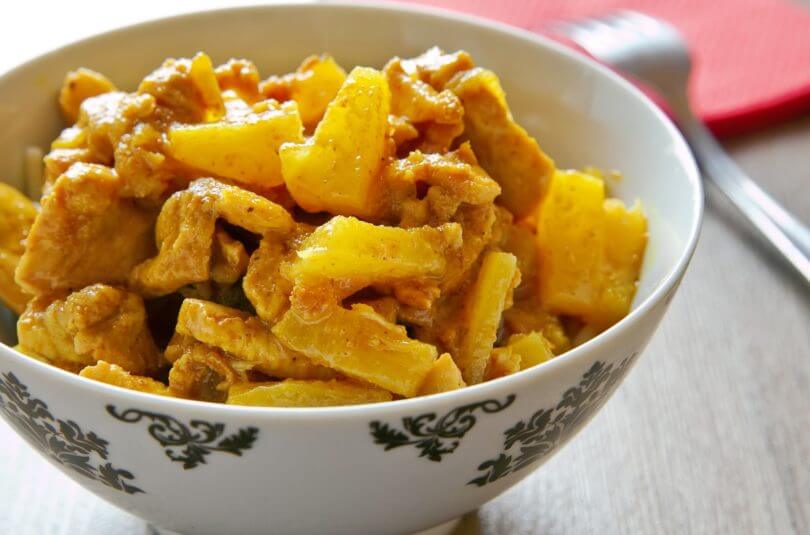 poulet a l ananas Poulet à l’ananas