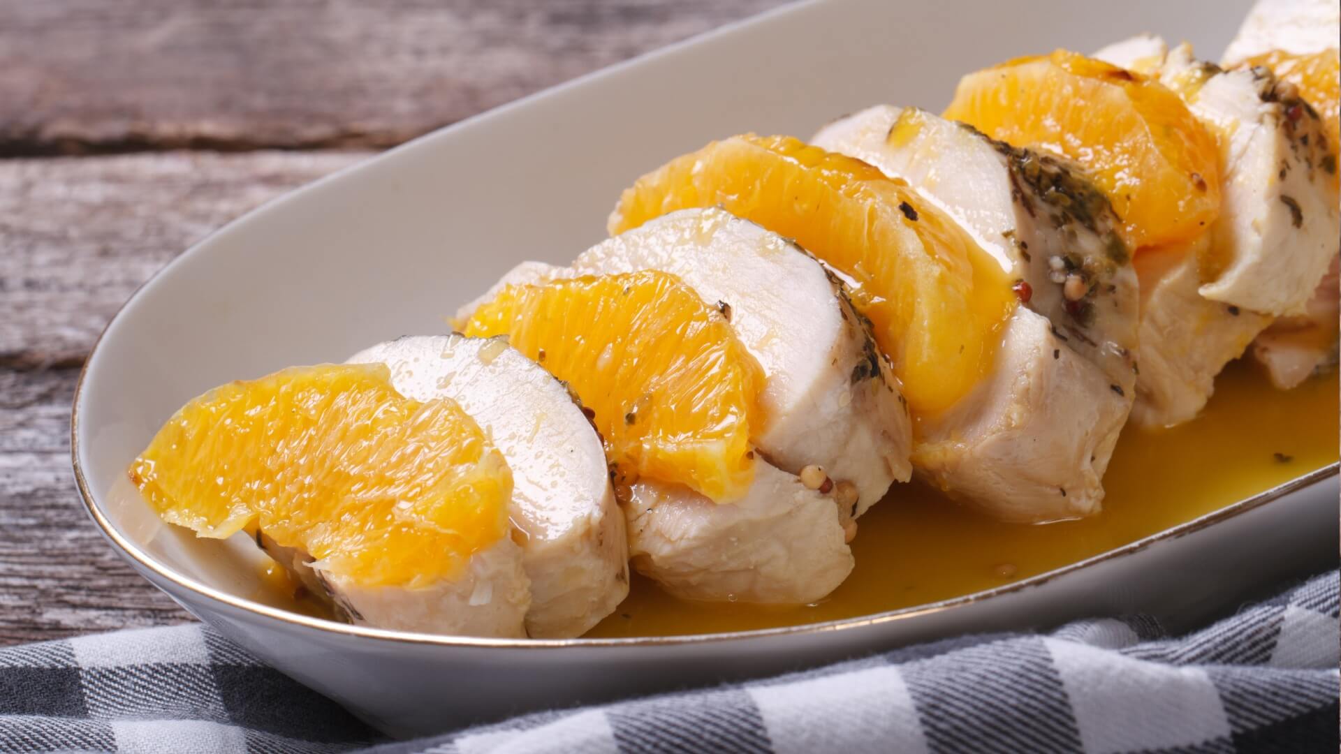 Poulet à la clémentine Programme Malin