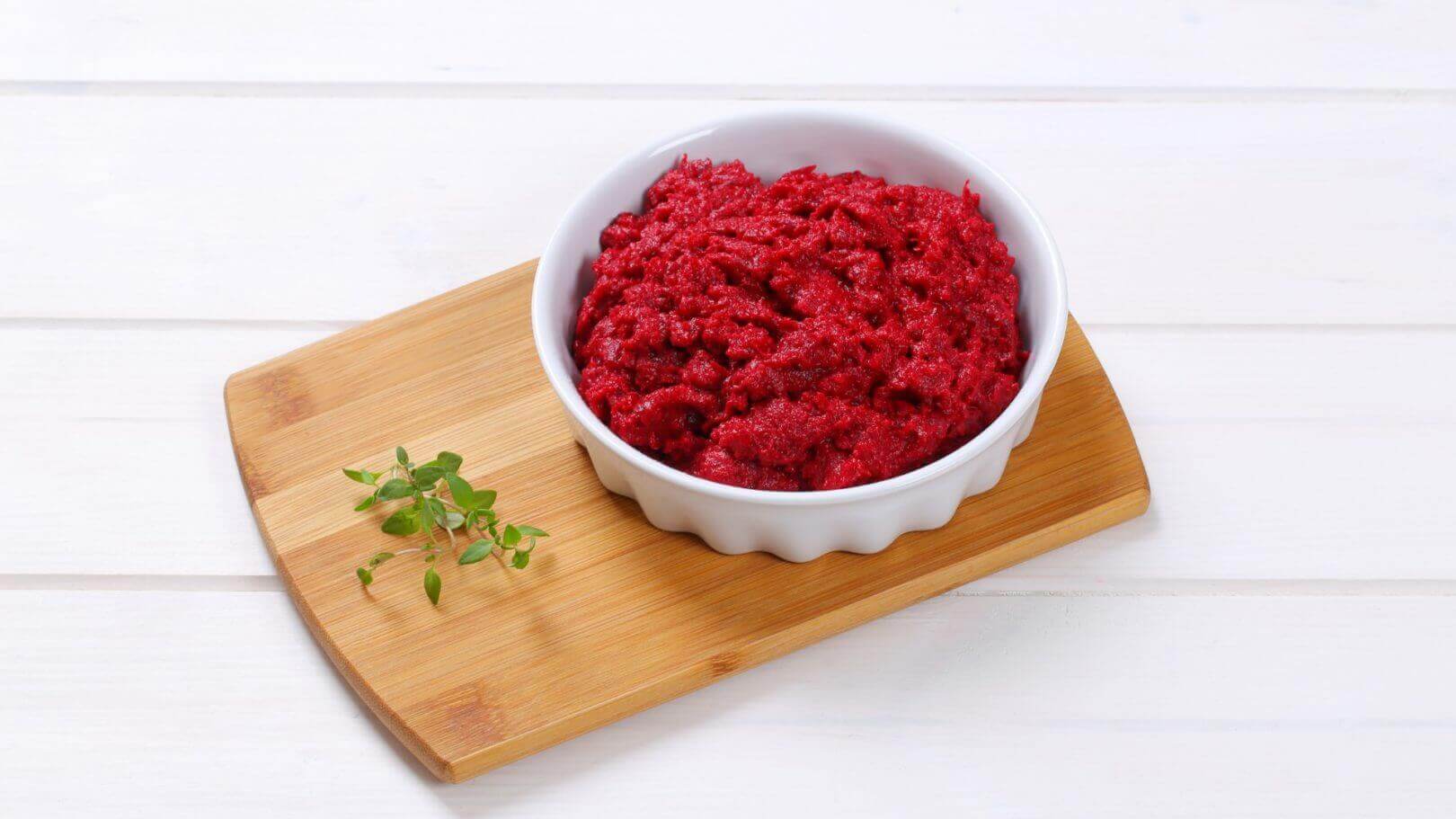 puree betterave agneau Purée de betteraves et agneau