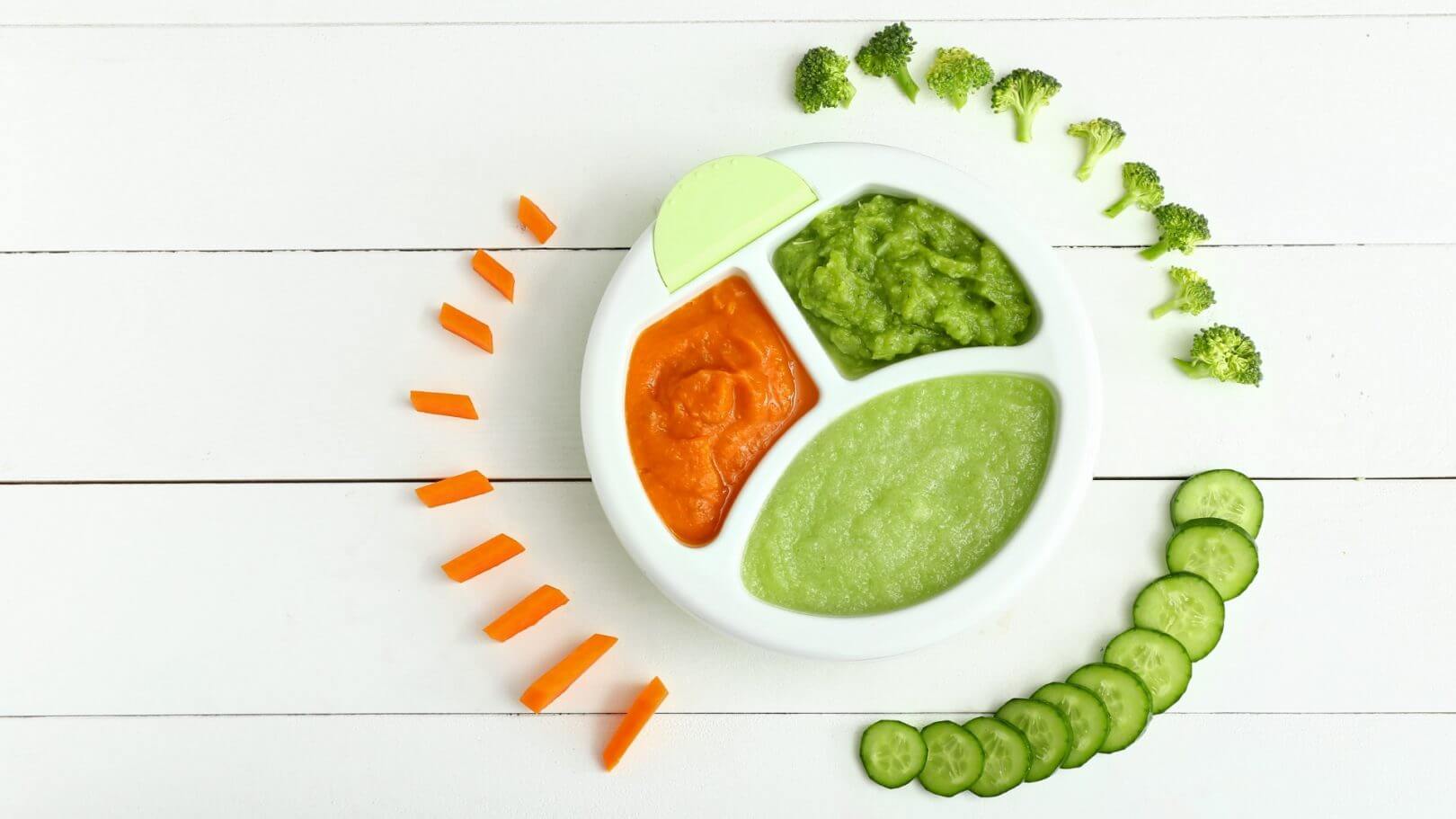 Purée de concombre et pomme de terre