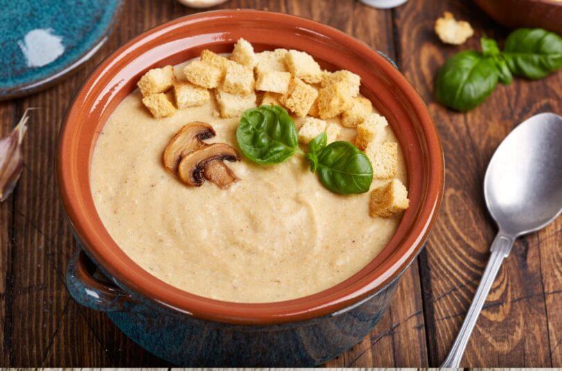 puree de champignon Purée aux champignons