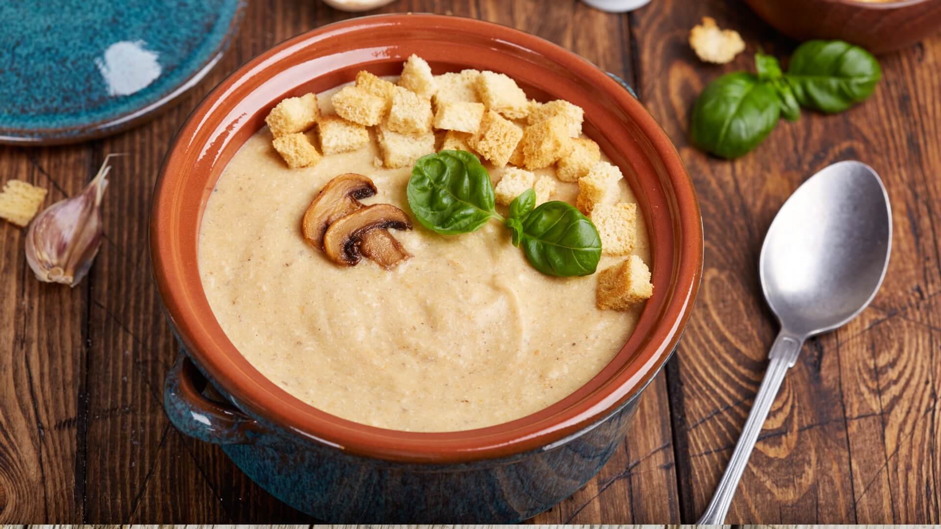 Puree Aux Champignons Programme Malin Puree Aux Champignons Programme Malin