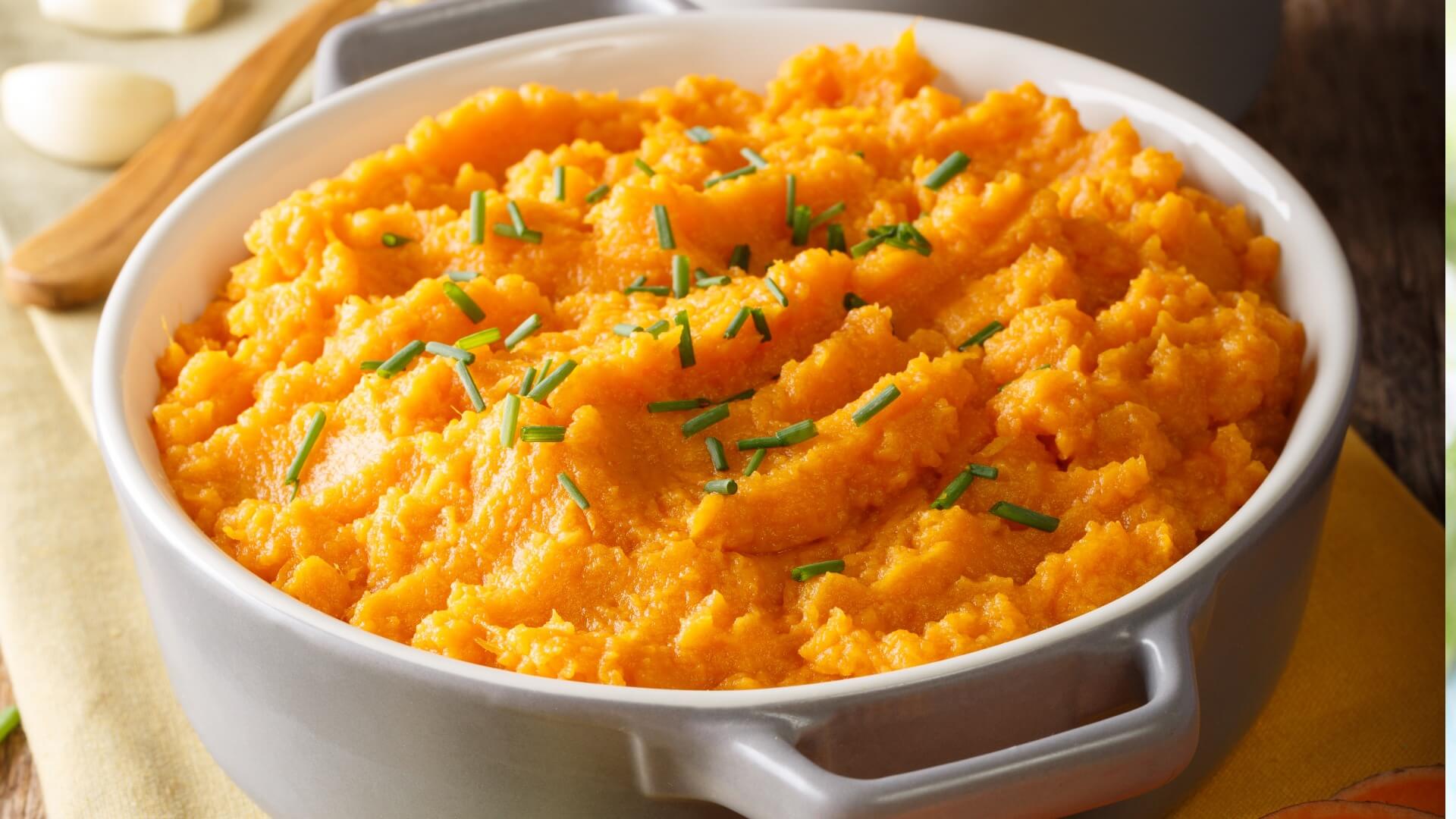 Puree De Patate Douce Carottes Et Blanc De Poulet Programme Malin