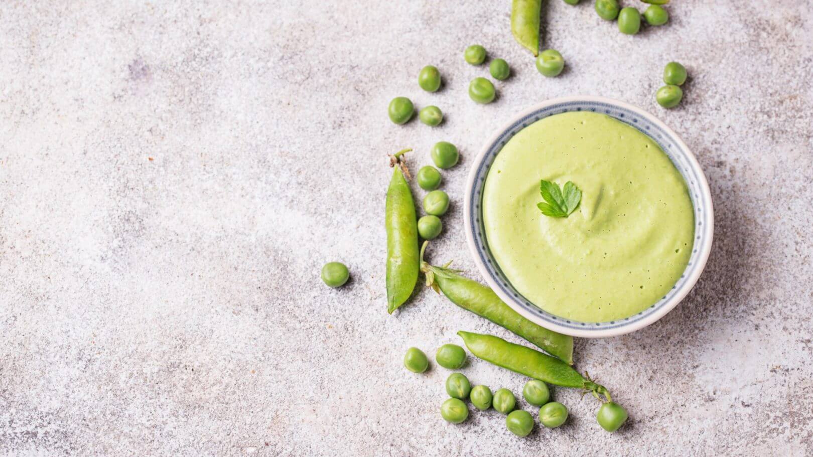 Purée de petits pois pour bébé