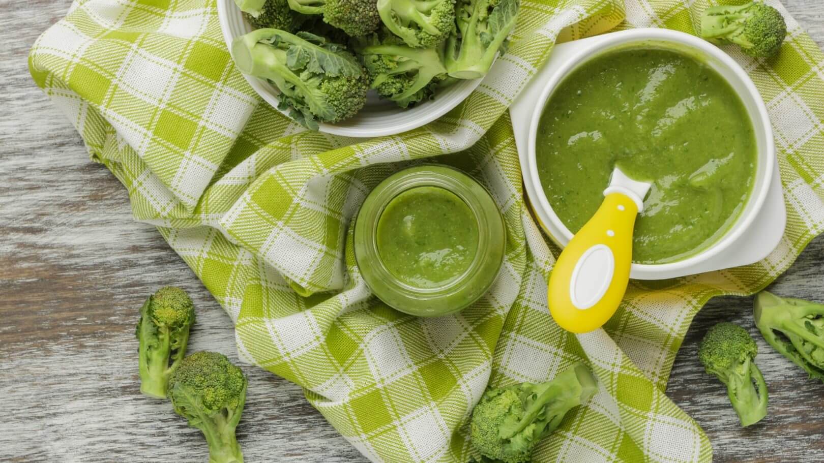 Purée de brocolis et pommes de terre