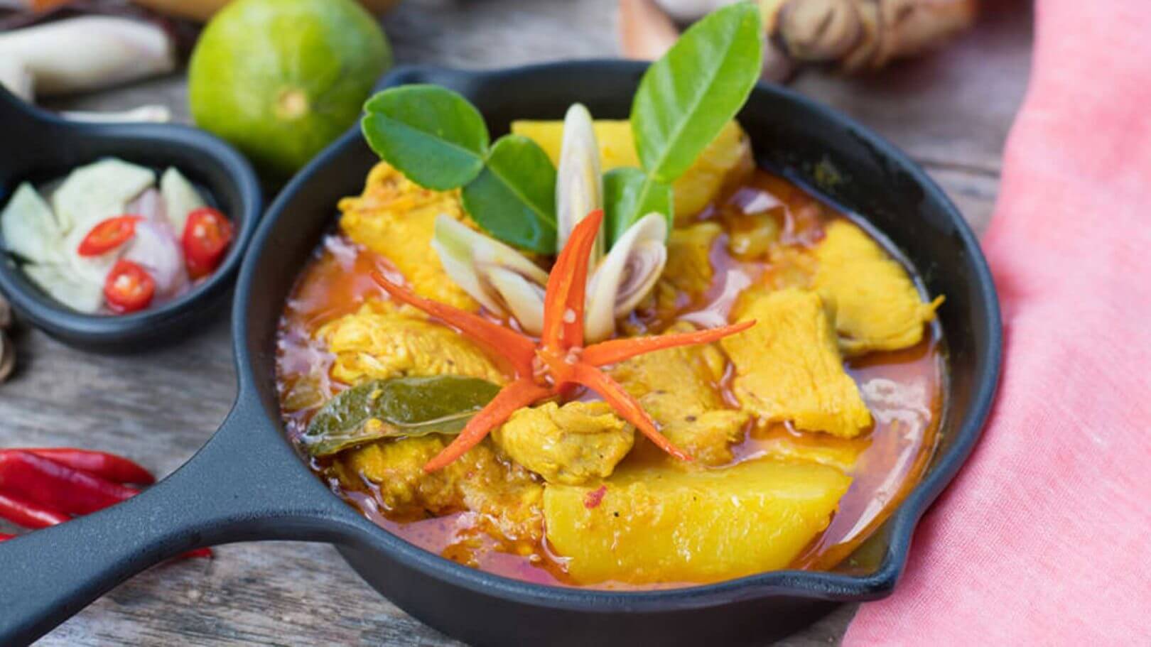 Ragoût de veau aux bananes plantains