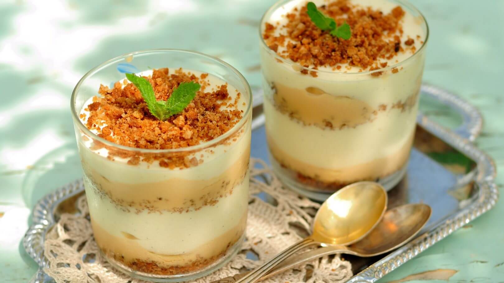 Verrine biscuitée à la banane