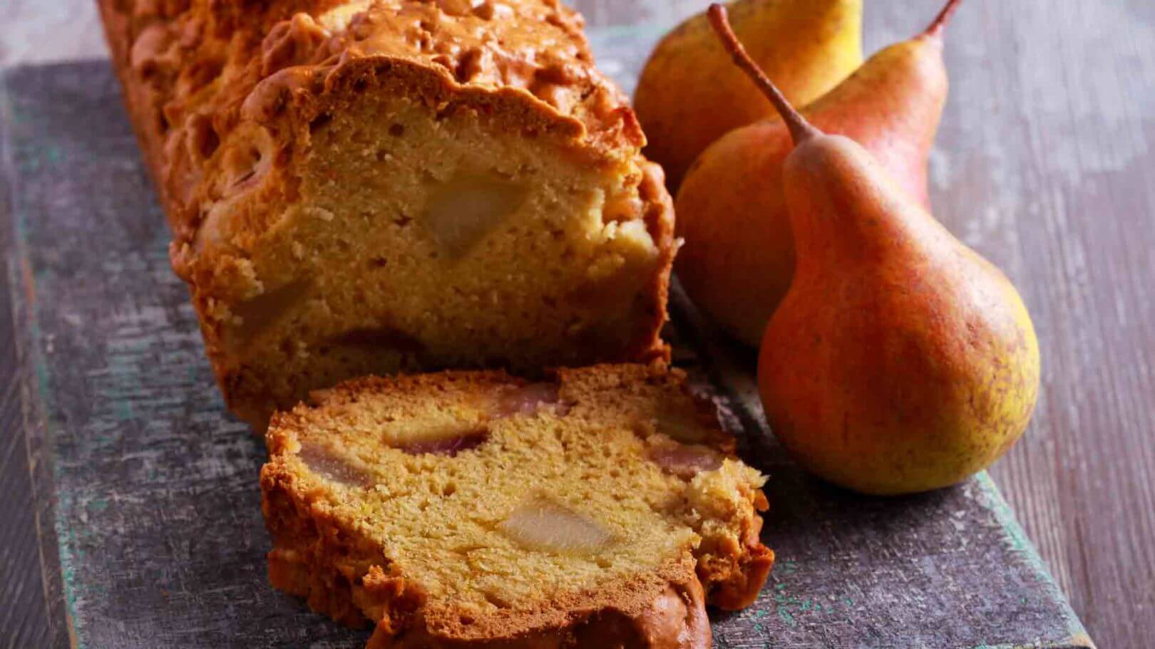 Cake poire & roquefort