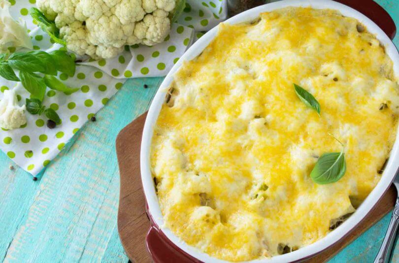 Gratin de chou-fleur à la béchamel