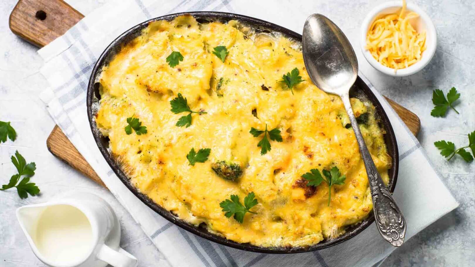 Gratin de chou-fleur au curry pour bébé et toute la famille