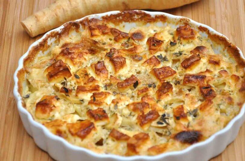 Gratin de panais avec robot trancheur