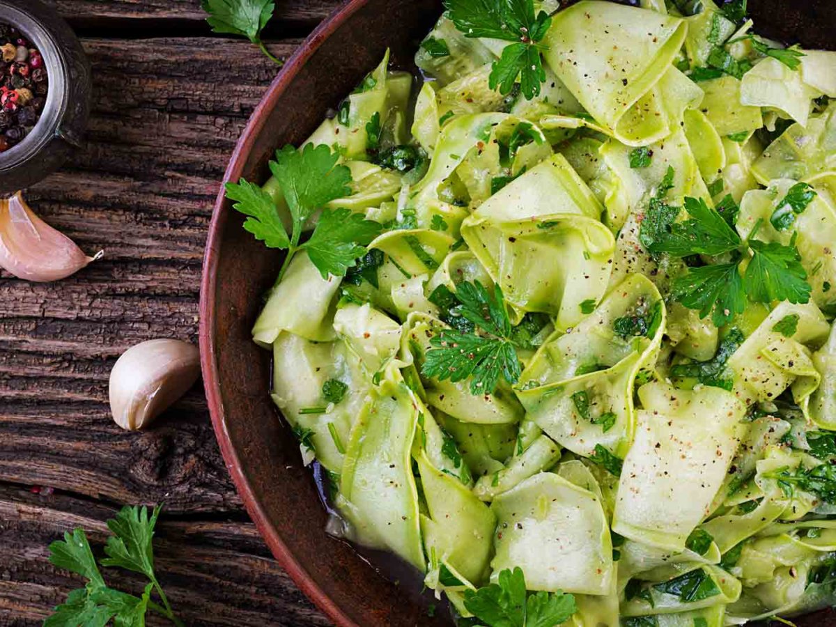 Salade De Courgettes Crues Pour Famille Programme Malin