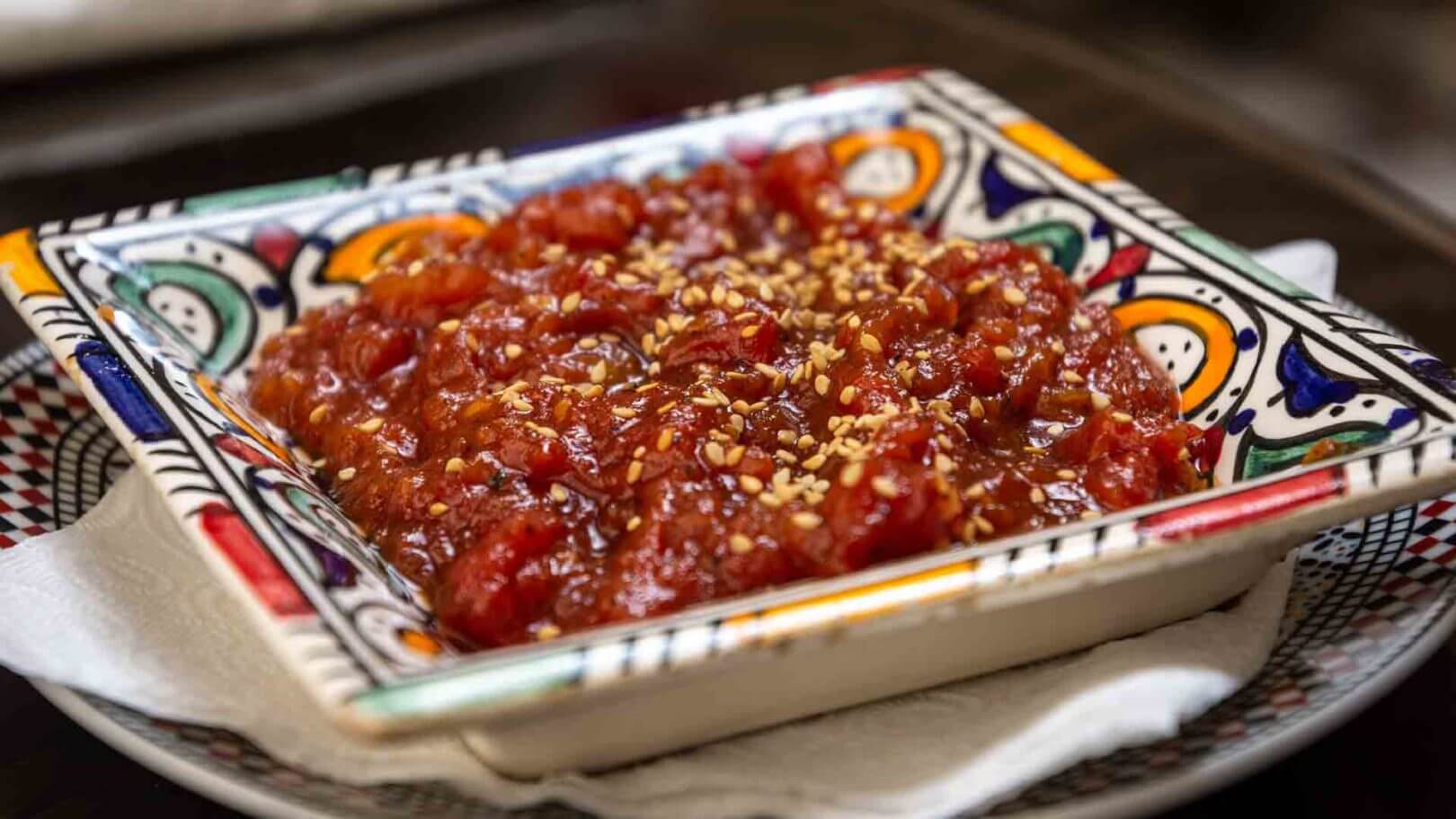 Salade méchouia du Maroc