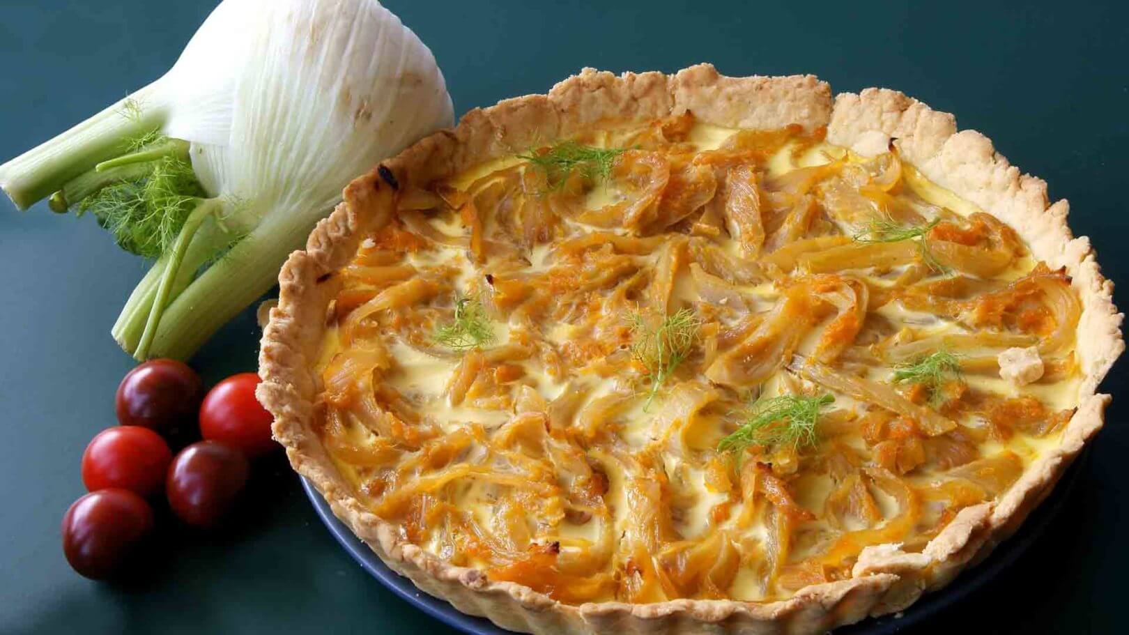 tarte-fenouil Tarte au fenouil et à l’orange