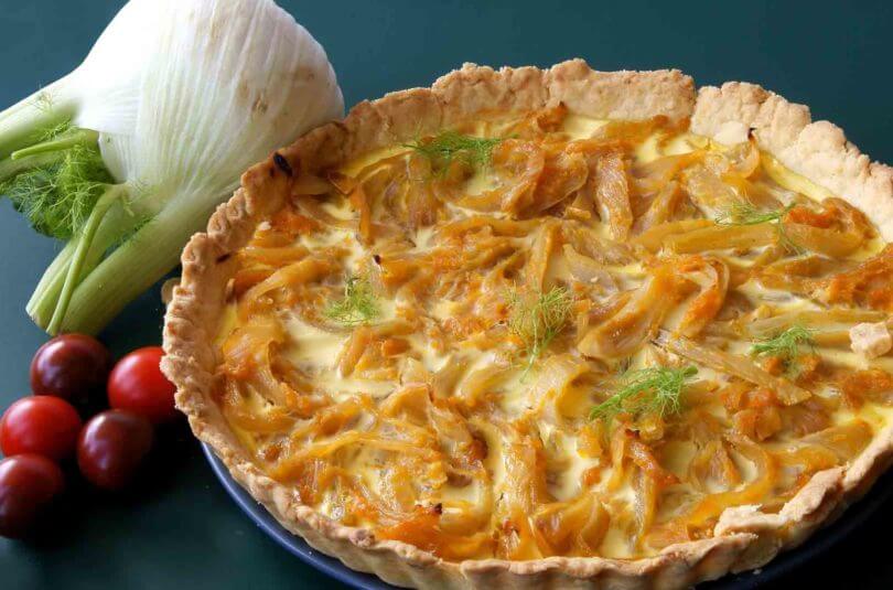 Tarte au fenouil et à l’orange