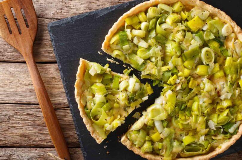 Tarte poireaux chèvre