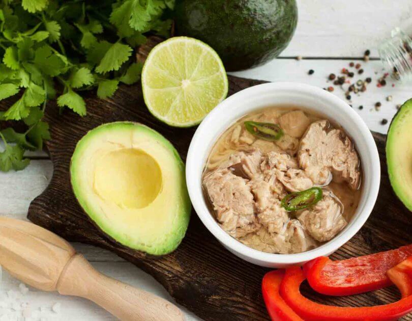 Verrine avocat-thon Verrine avocat-thon