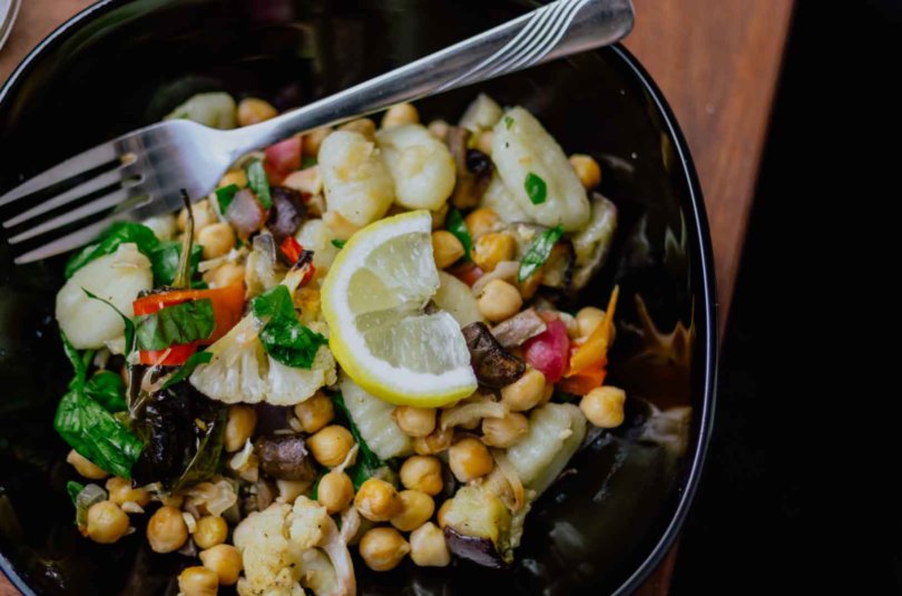 salade-croquante-de-pois-chiche Salade croquante de pois chiches pour bébé et toute la famille