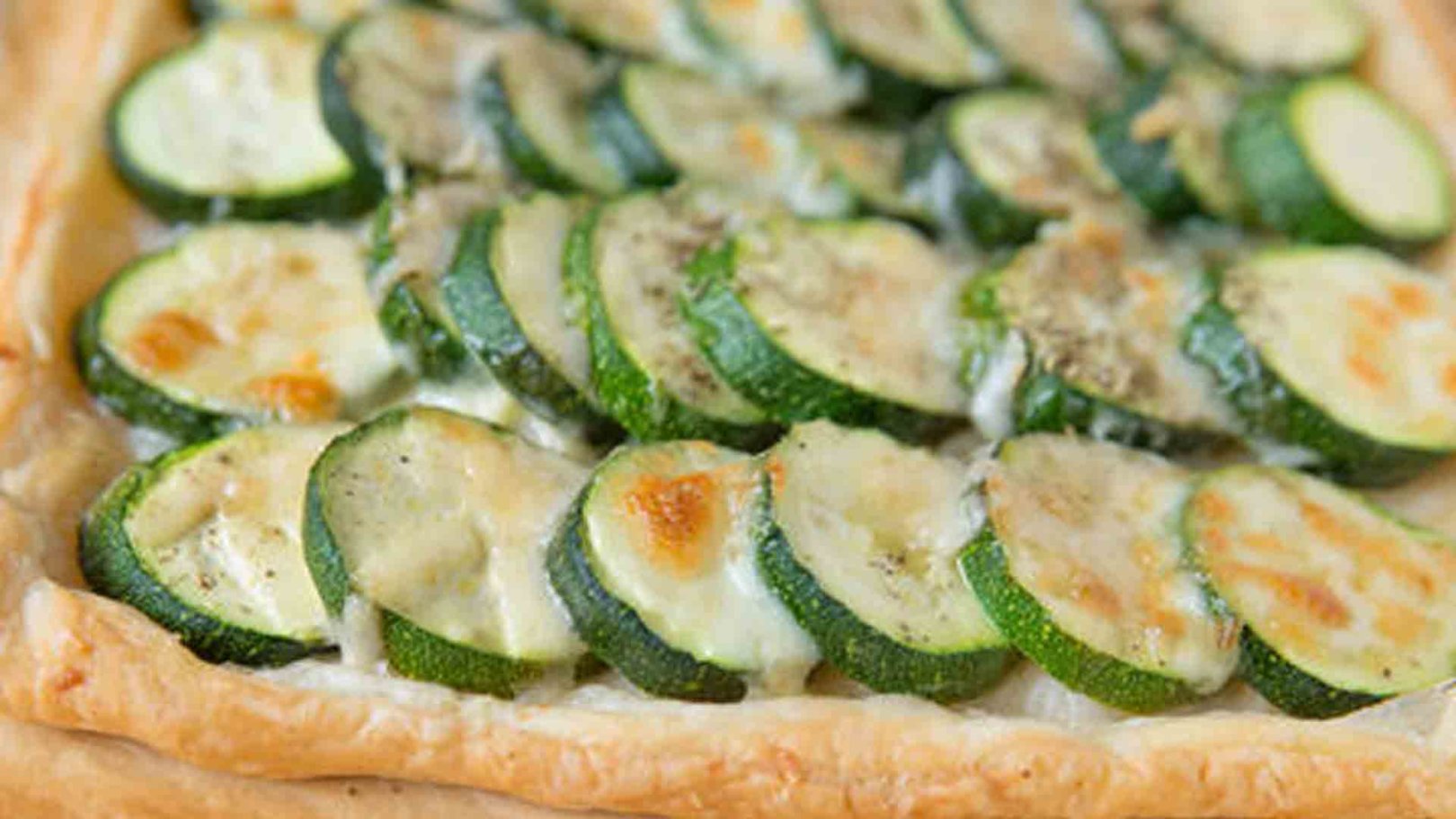 Tarte Tatin aux courgettes et vinaigre balsamique