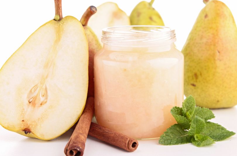 Compote de poire et vanille