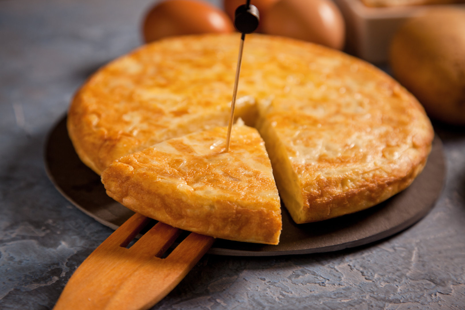 Tortilla española de patata casera Galettes de panais patate douce