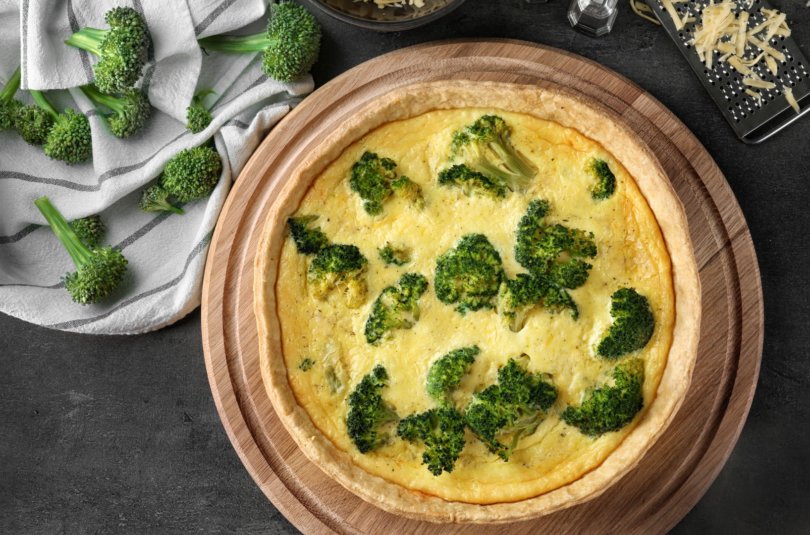 Tarte aux brocolis pour bébé et toute la famille