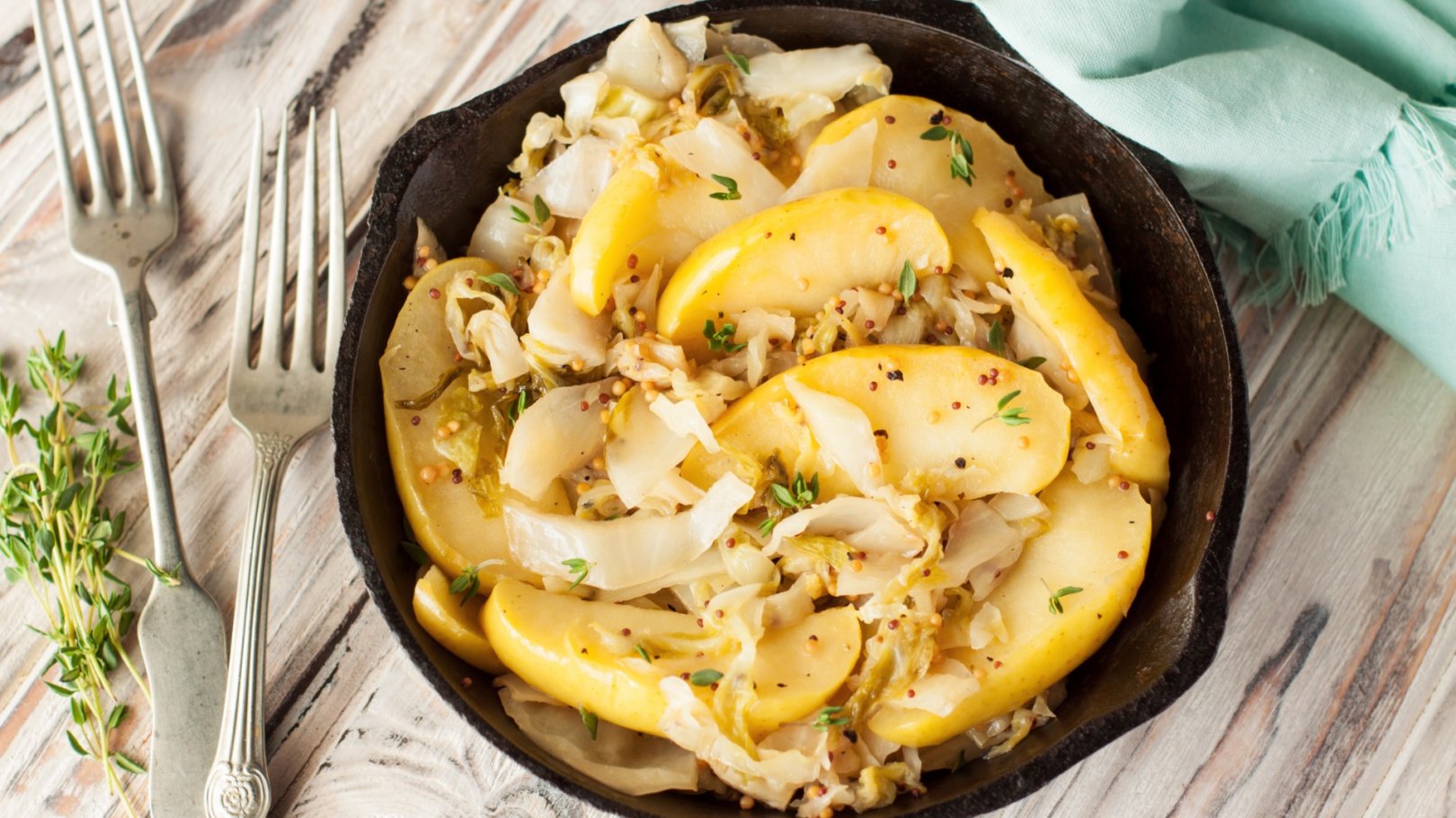 Salade de chou et pomme granny