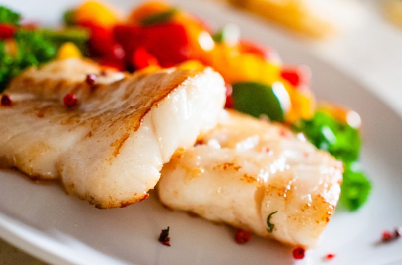 Poisson sauce aux poivrons