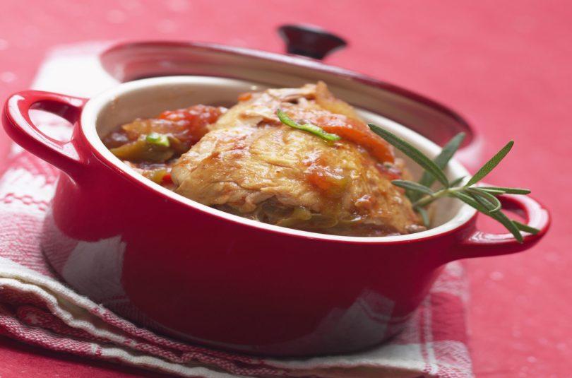 Volaille sauce basquaise