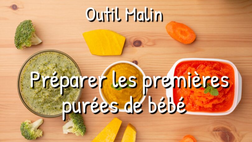 Préparer les premières purées de bébé