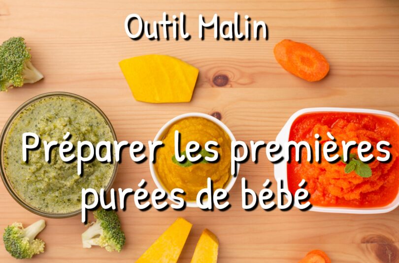 Préparer les premières purées de bébé