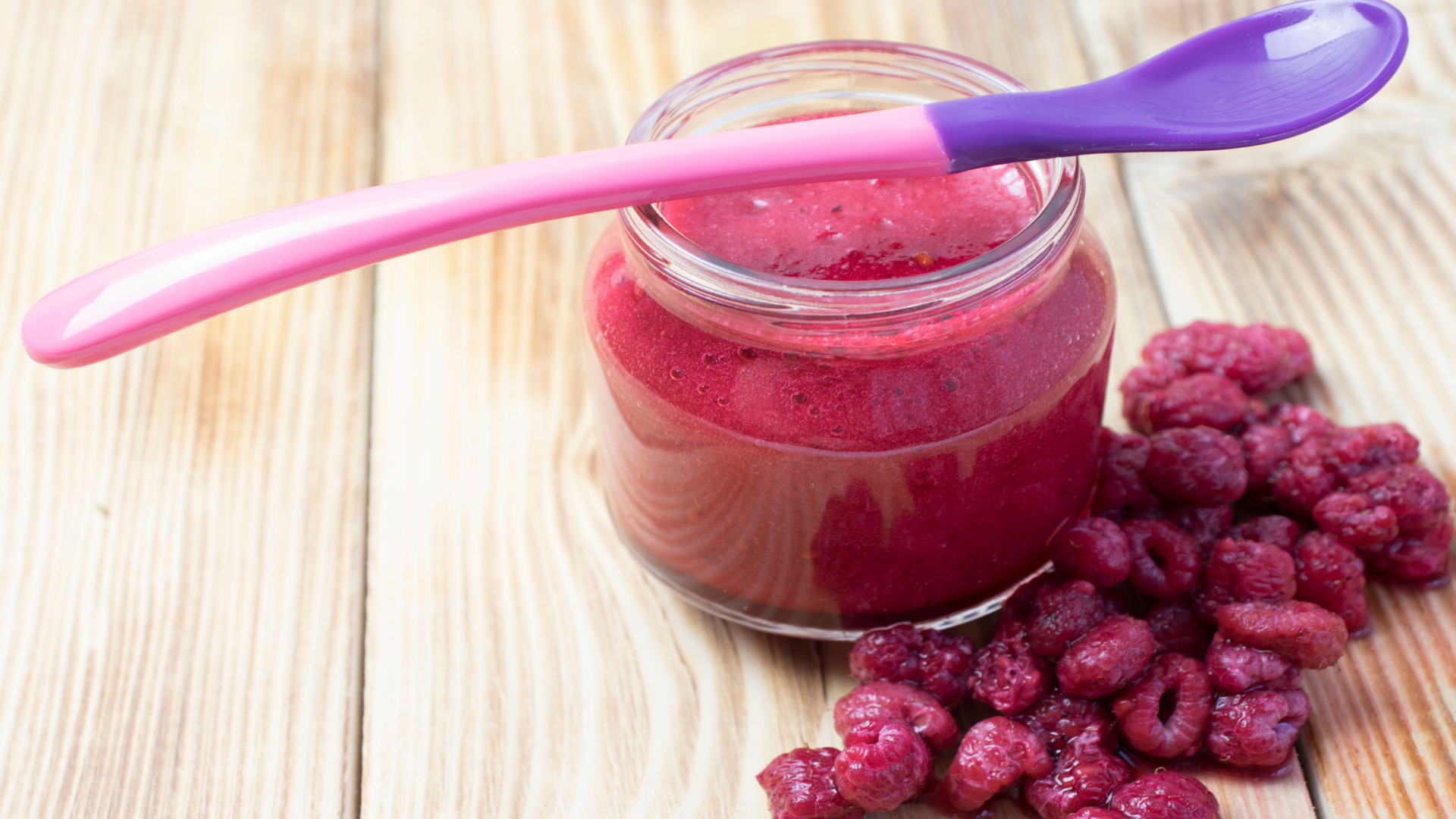 compote framboise bébé 6 mois
