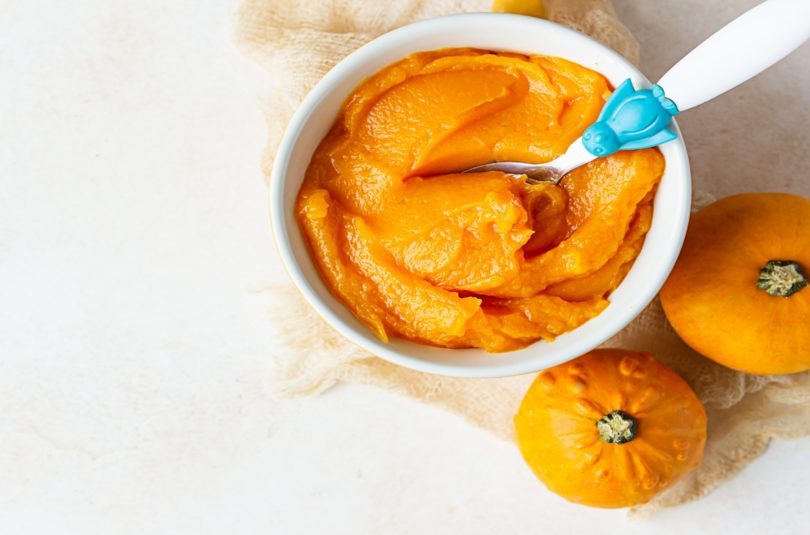 Purée fine de courge pour bébé