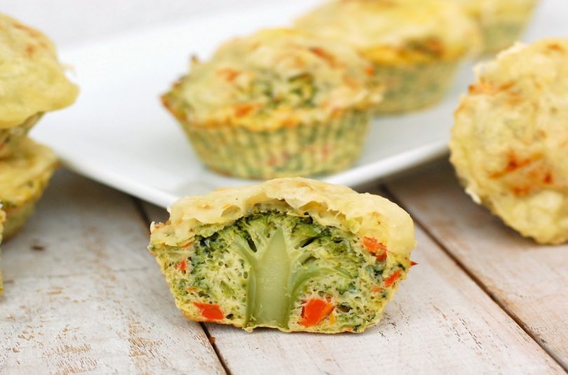 Muffins aux légumes pour bébé et toute la famille