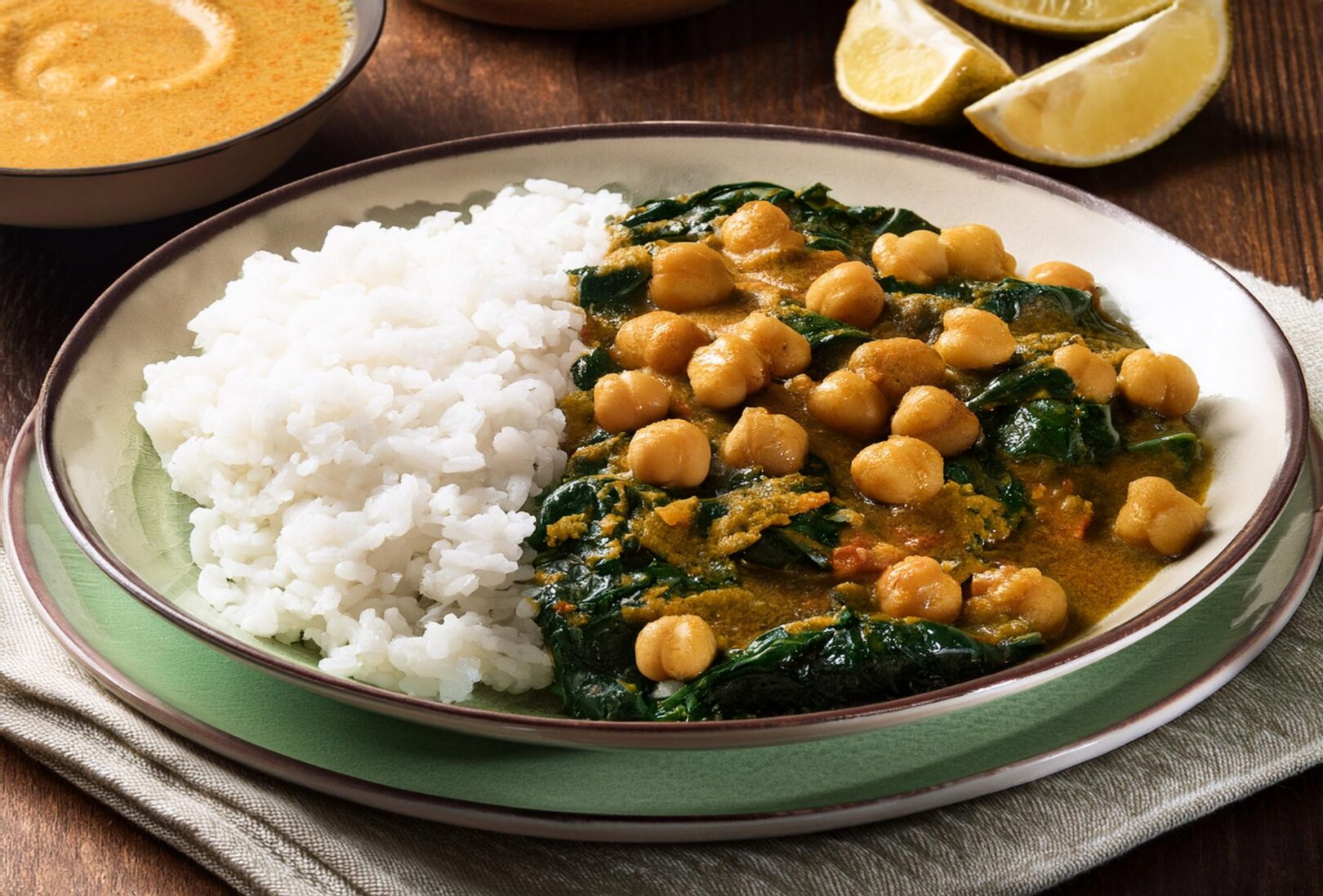 Curry d’épinards et pois chiches pour bébé et toute la famille