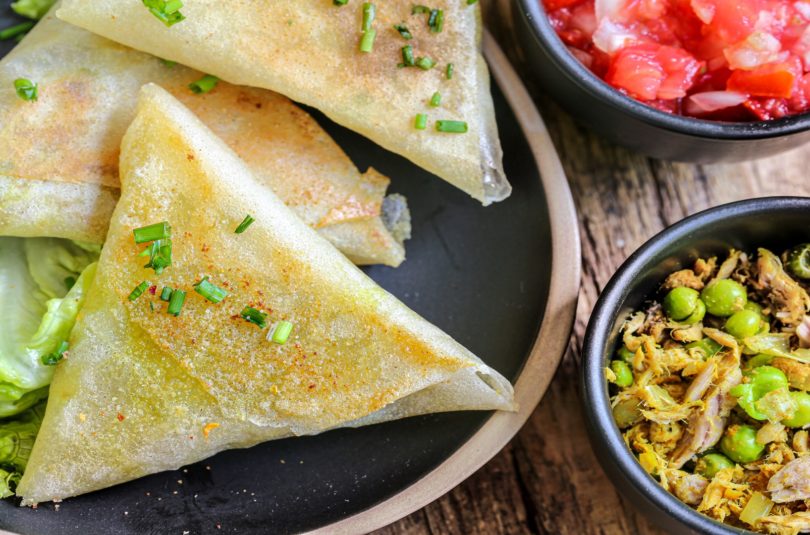 Samossas aux petits pois