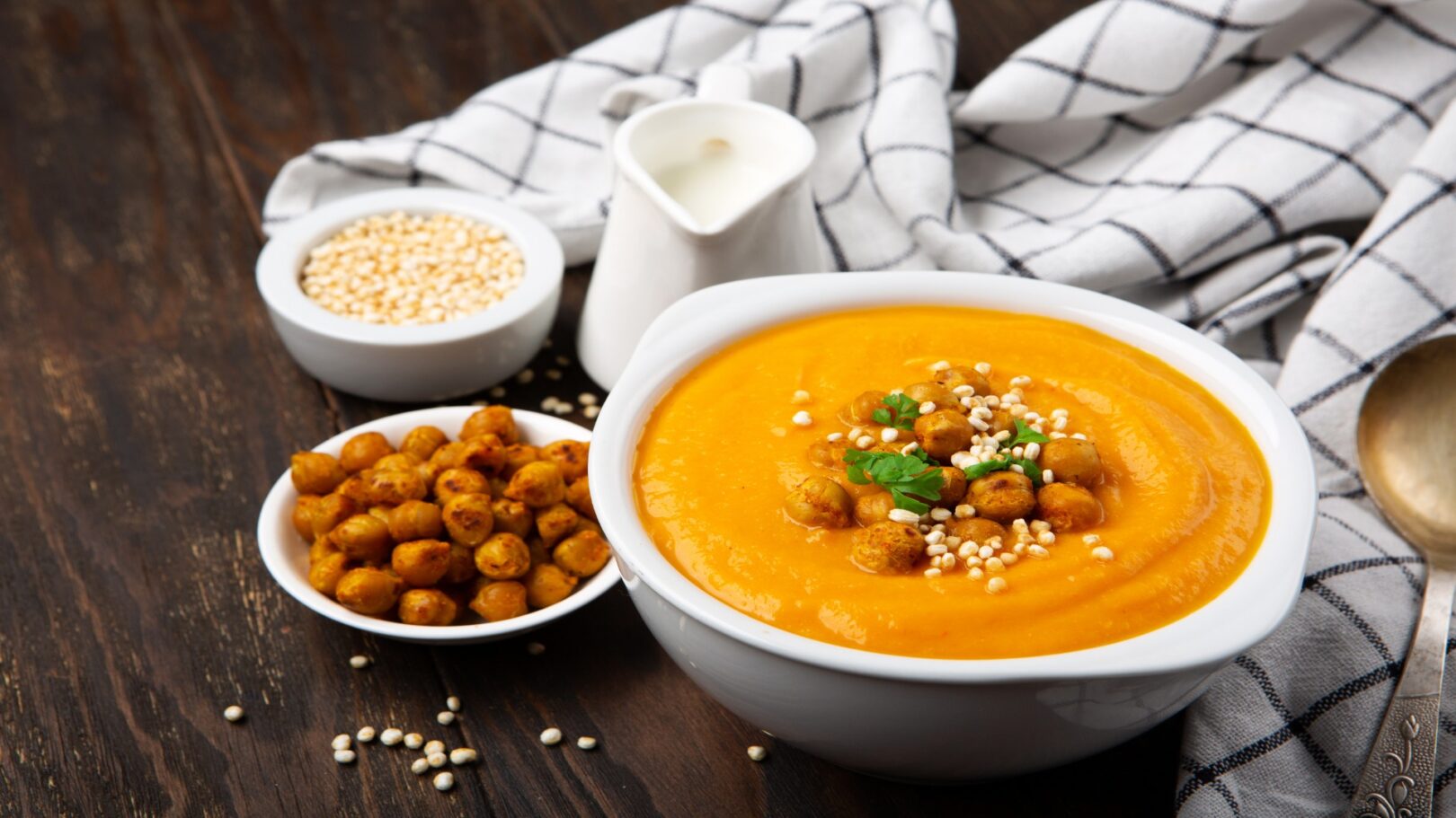 Soupe de pois chiches pour bébé