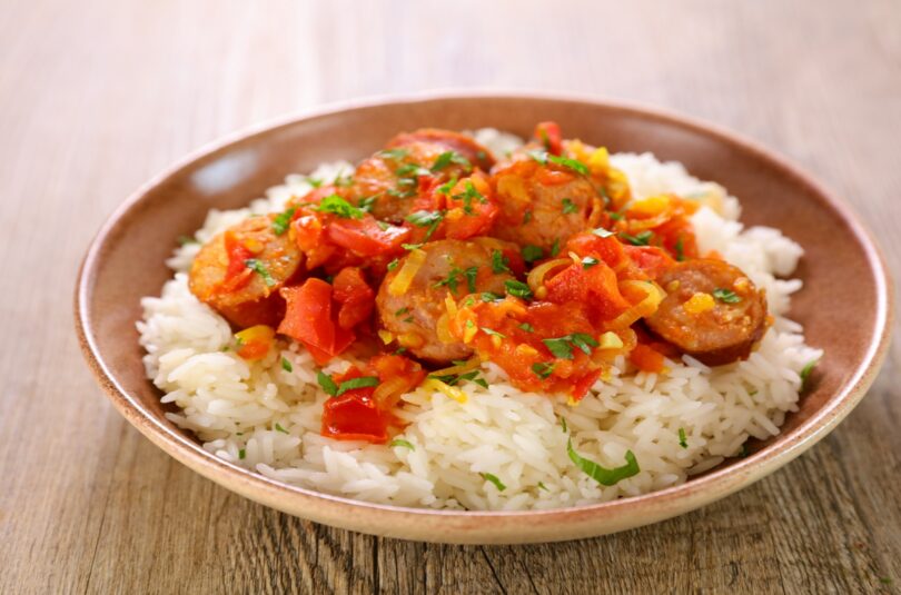 Rougail saucisses pour bébé et toute la famille