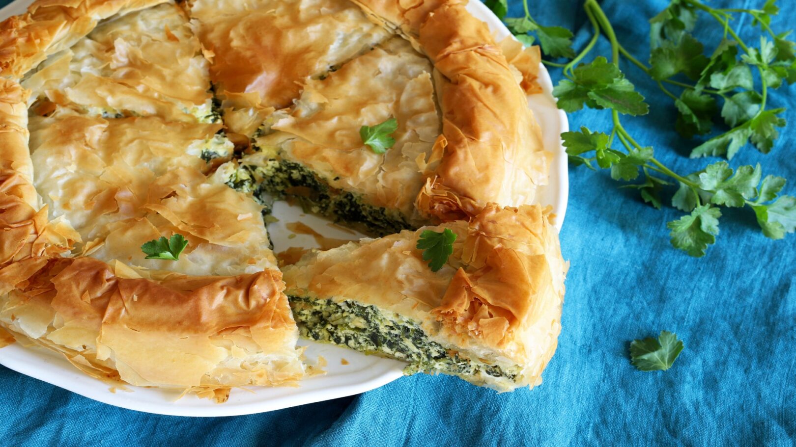 Spanakopita Spanakopita (tourte épinards feta)