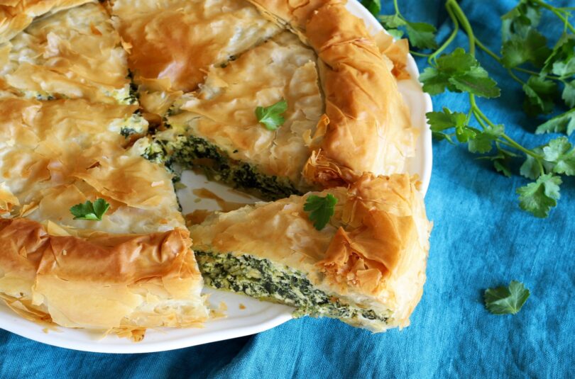 Spanakopita (tourte épinards feta)
