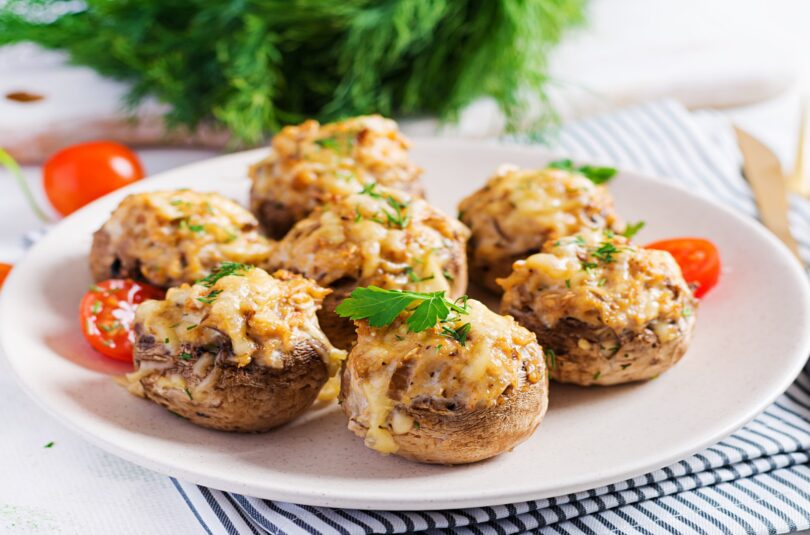 Champignons farcis pour bébé