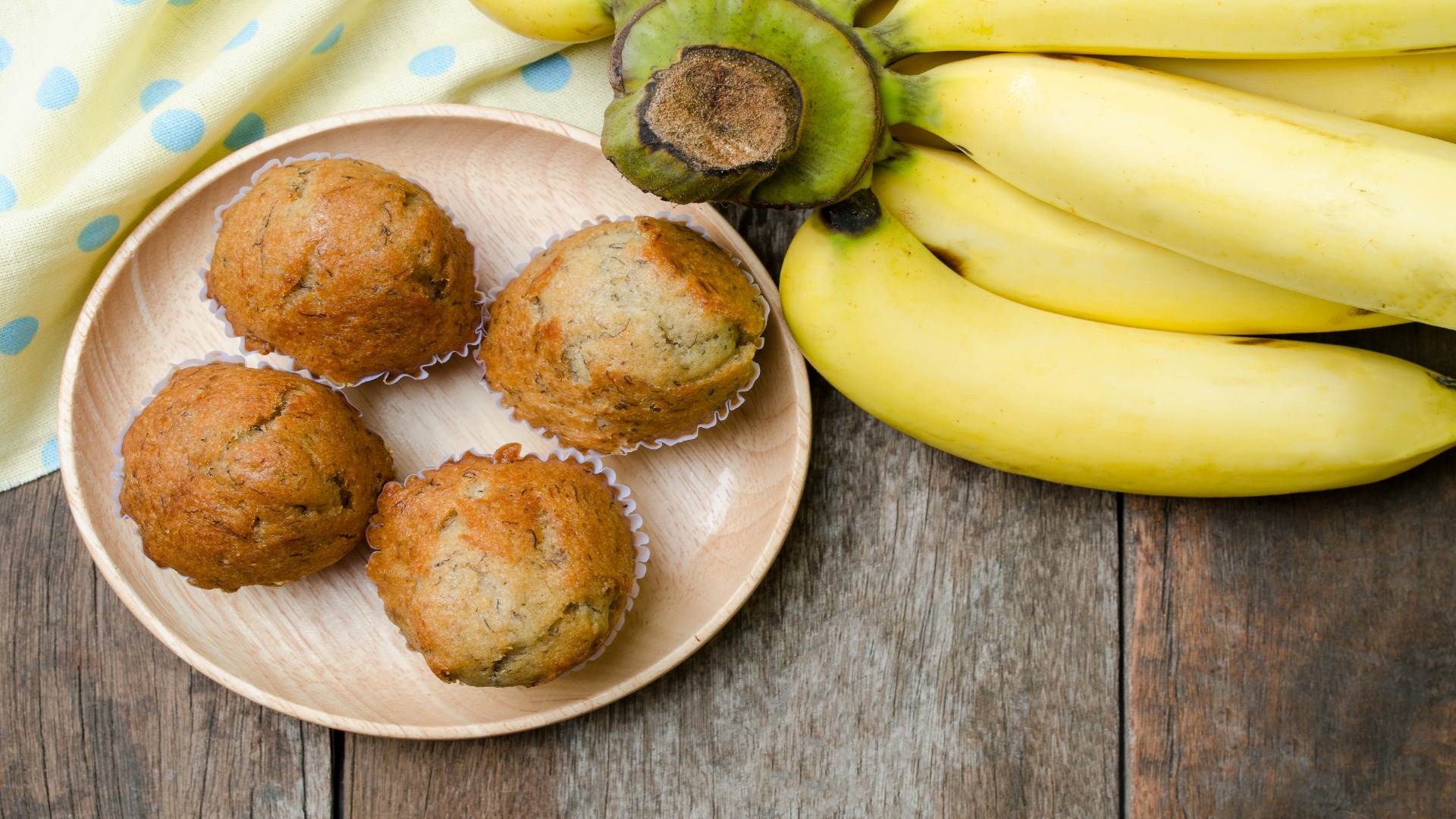 Muffins moelleux à la banane pour bébé sans sucre Programme Malin