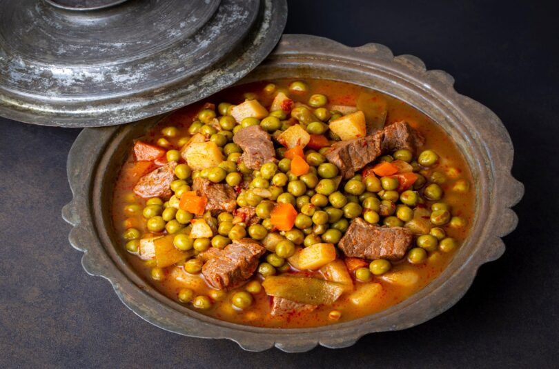 Ragoût de petits pois